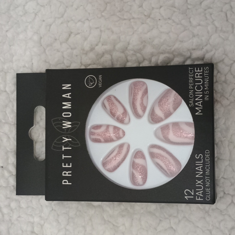 10 For $10 Pretty Woman Pink Press On Nails